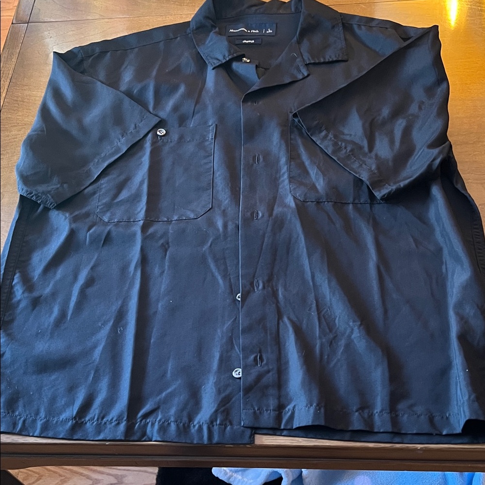 Abercrombie & Fitch Men's Black Casual Shirt